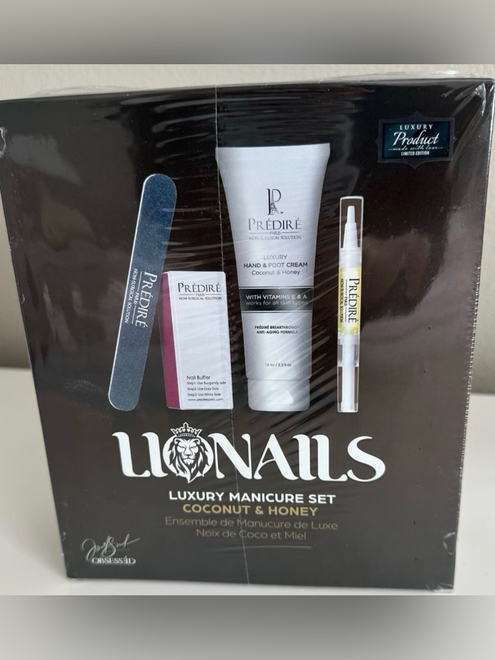 Prédiré Luxury Manicure Set - Coconut & Honey New Sealed